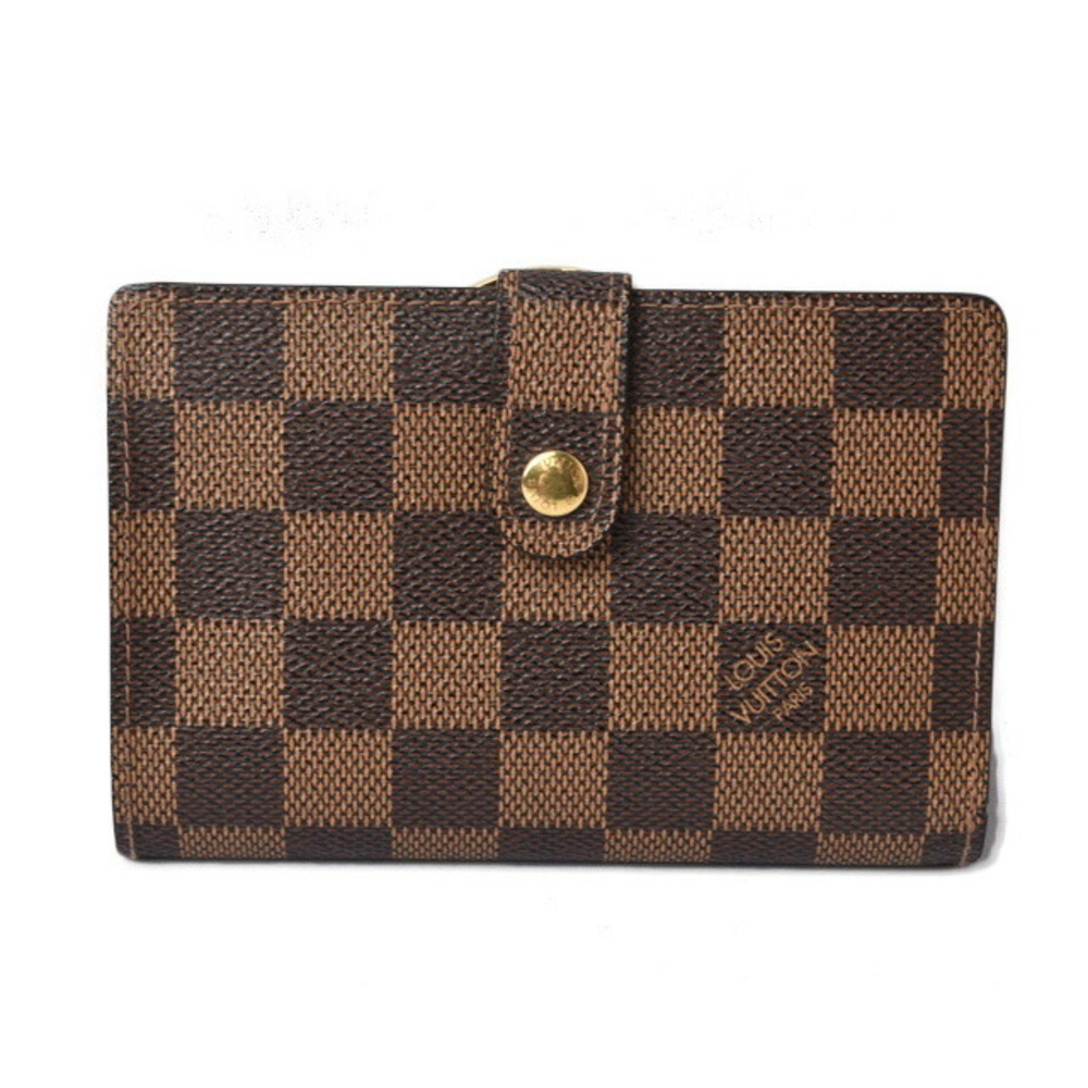 Louis Vuitton Clasp Wallet Portefeuille Viennois Damier Pattern